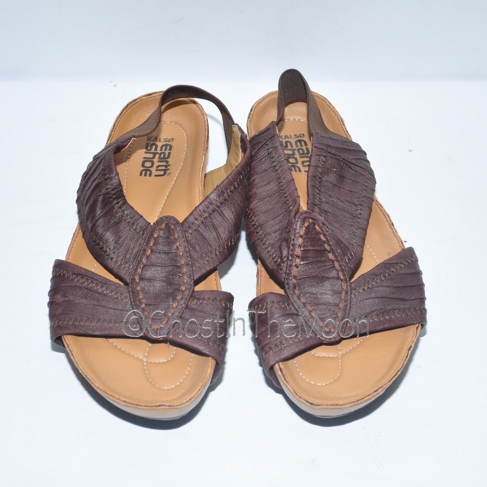 EARTH SHOE KALSO Enrapture Sandals Genuine Leather sz 7.5 US women’s